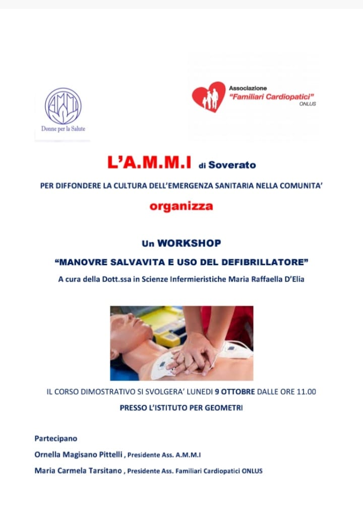 MANOVRE SALVAVITA E USO DEL DEFIBRILLATORE