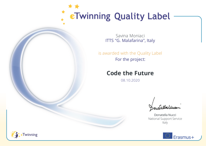 code national quality label