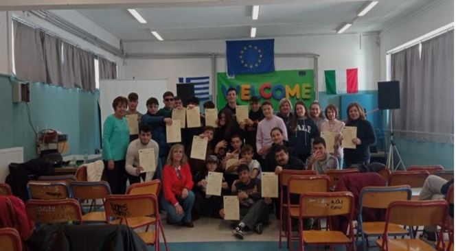 Group school mobility in Volos (Greece)